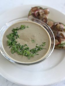 Cream of mushroom soup is delicious and satisfying