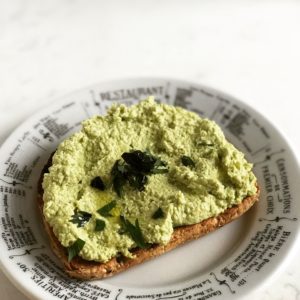 Edamame hummus is delicious