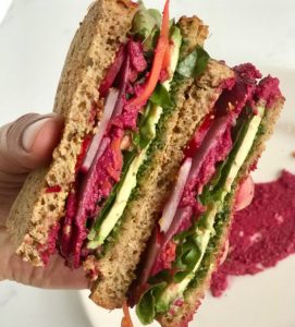 tahini beet spread